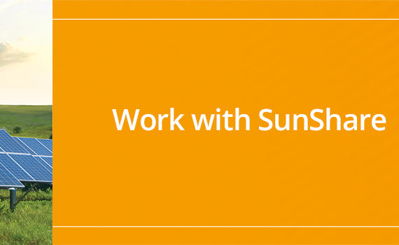 Work with Sunshare billboard