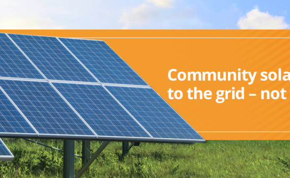 community solar banner