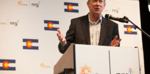 John Hickenlooper talking about solar energy