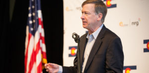 John Hickenlooper talking about solar energy