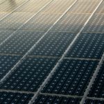 a field of solar panels