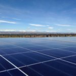 Close up of a solar panel