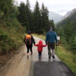family hiking